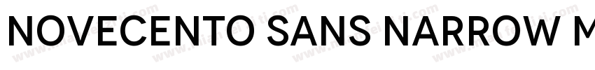 Novecento sans narrow Medium字体转换